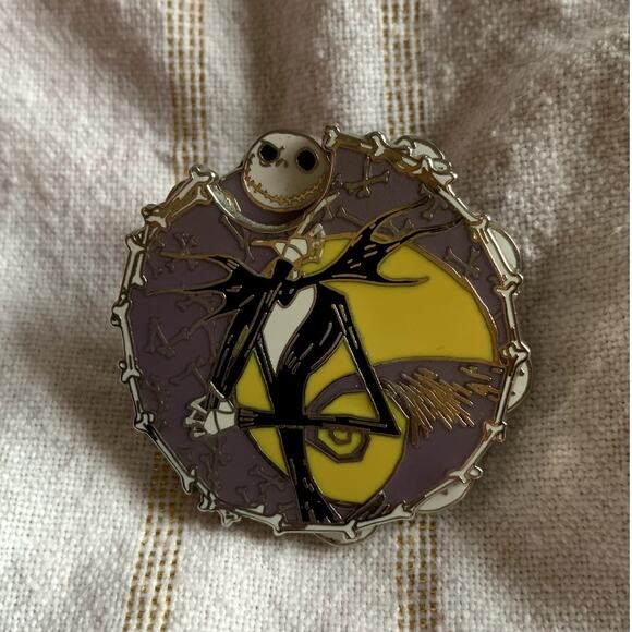 Jack Skellington Nightmare Before Christmas Emotion Spinner Disney Trading Pin - Picture 1 of 4